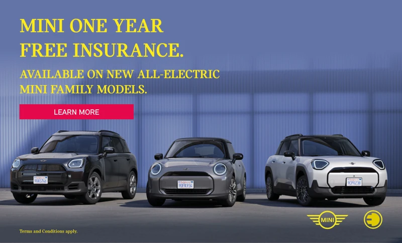 MINI Free Insurance Banner Mobile