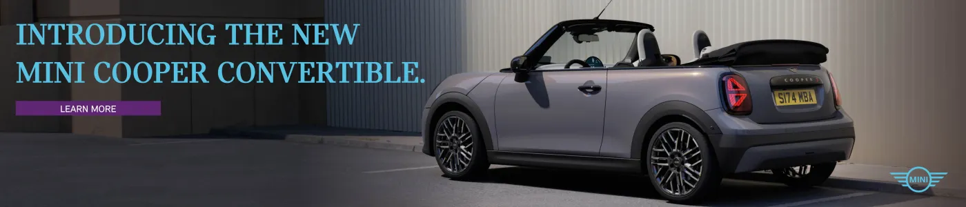 New MINI Cooper Convertible - Desktop Banner