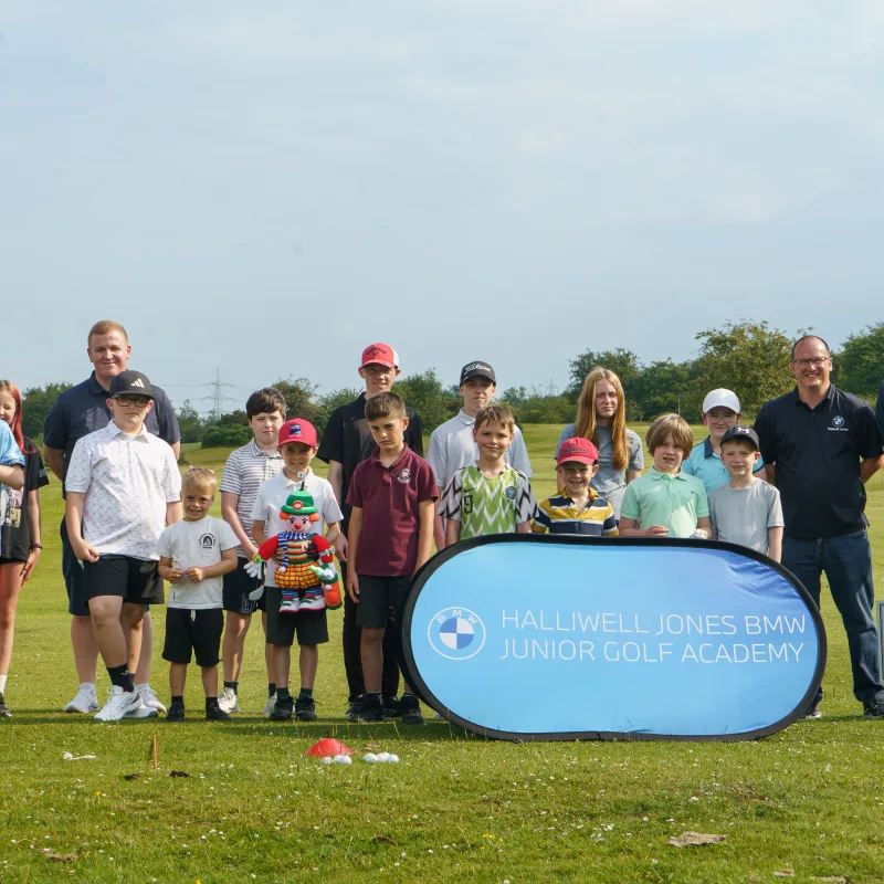 Holywell Golf Club join the Halliwell Jones BMW Junior Golf Academy